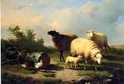 unknow artist Sheep 154 France oil painting artist